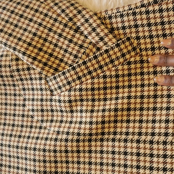 NWOT Macy's On 34th Checked Car Coat - Picture 3 of 7